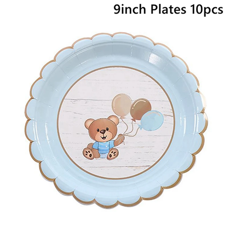 Pilot Bär Flug Thema Sterne Wolke Kuchen Dekoration Cartoon Bär Kinder Junge Alles Gute zum 1. Geburtstag Kuchen Topper Baby Dusche Party Kuchen – Detail 14