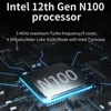 TISHRIC Mini PC 8/16GB DDR4 256/512GB Intel 12th Gen Alder Lake N100 Windows 10 11 Mini PC 4K Desktop Computer Support TF Card 6