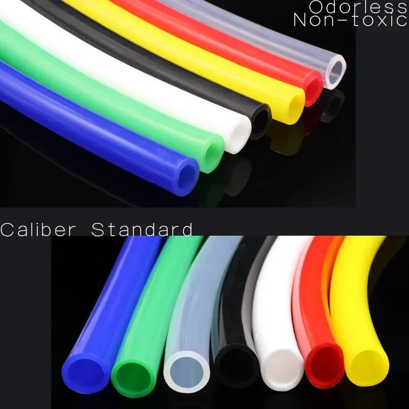 Silicone Tube 1m Flexible Rubber Food Grade Soft Drink Pipe Water Connector ID1-12mm