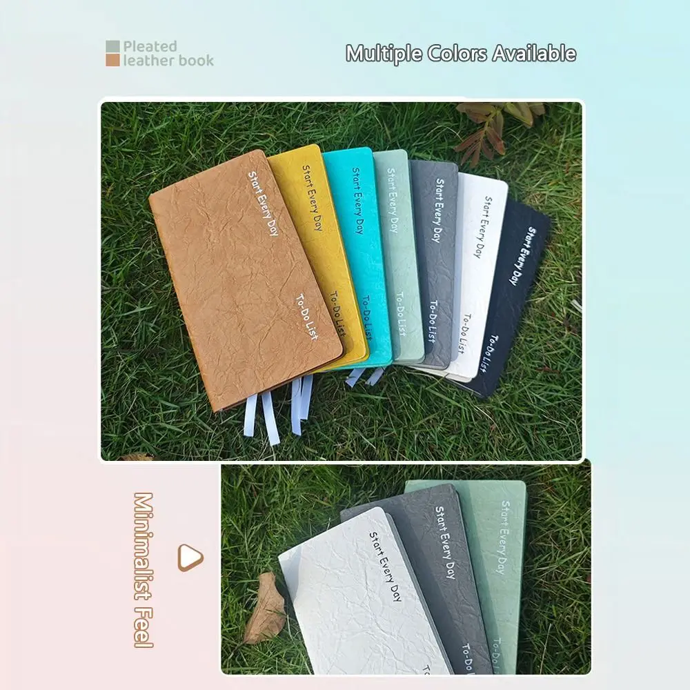크리에이티브 A6 Todolist 노트북 멀티 컬러 종이 스크랩북 자기 훈련 추적기 문구류 일일 플래너 사무용