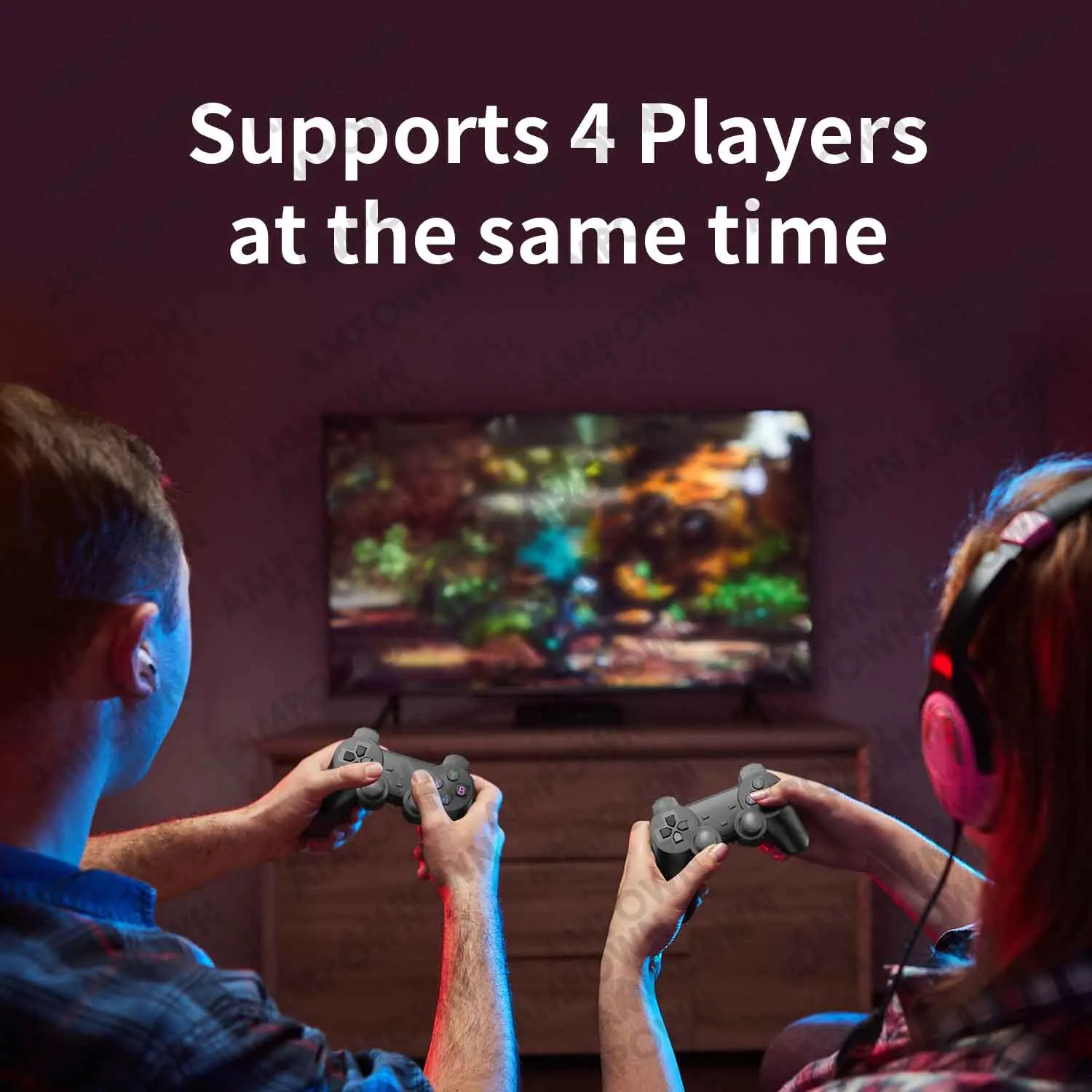 Ampown GD20 Game Console 4K 60fps HDMI Low Latency Output GD10 Ultra GD20 TV Game Stick Portable Retro Console Built-in 70K video game console game console