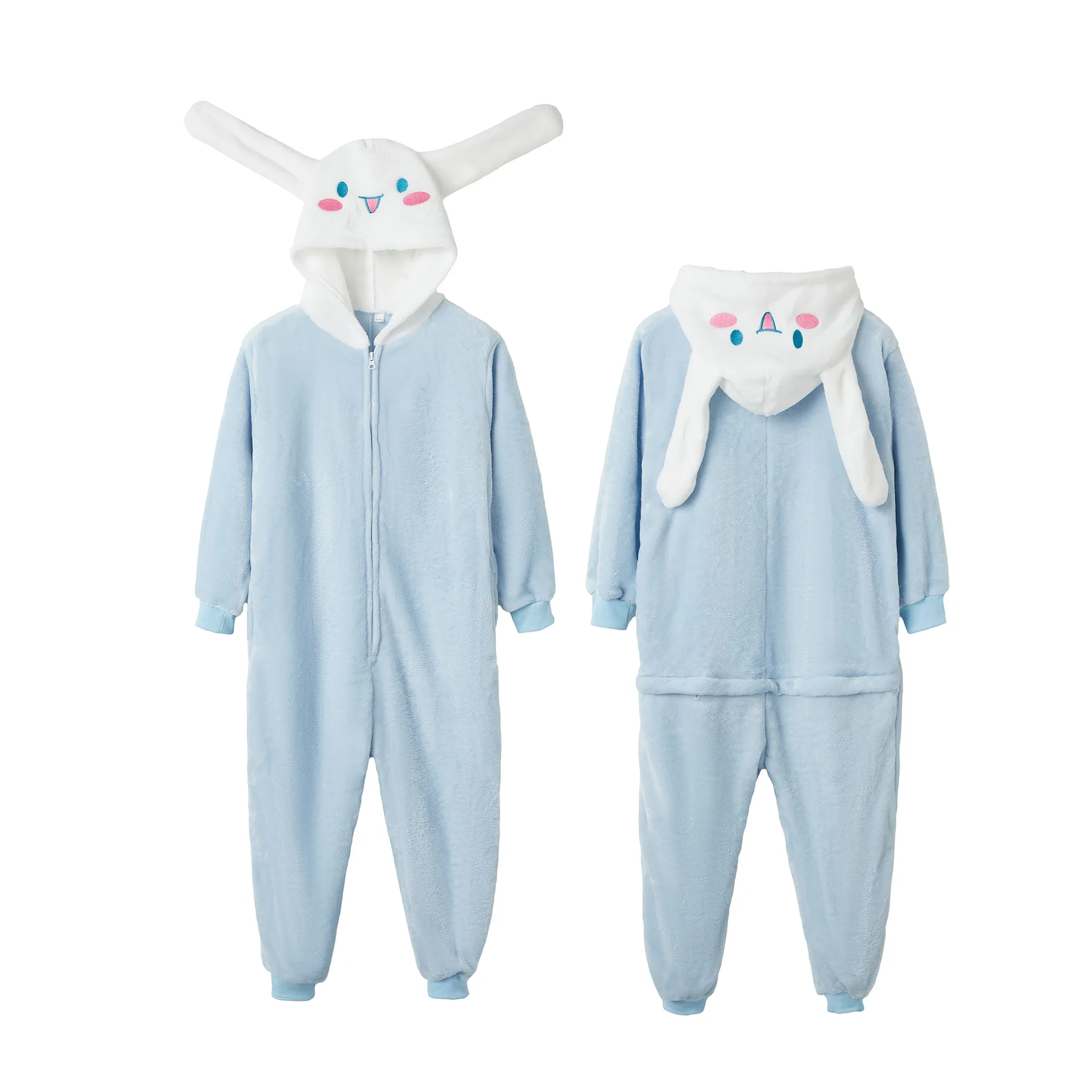 Melody Kuromi Kigurumi Onesies Cinnamorol Pajamas Cartoon Anime Jumpsuit Sleepwear Adult Homewear Christmas Halloween Cosplay