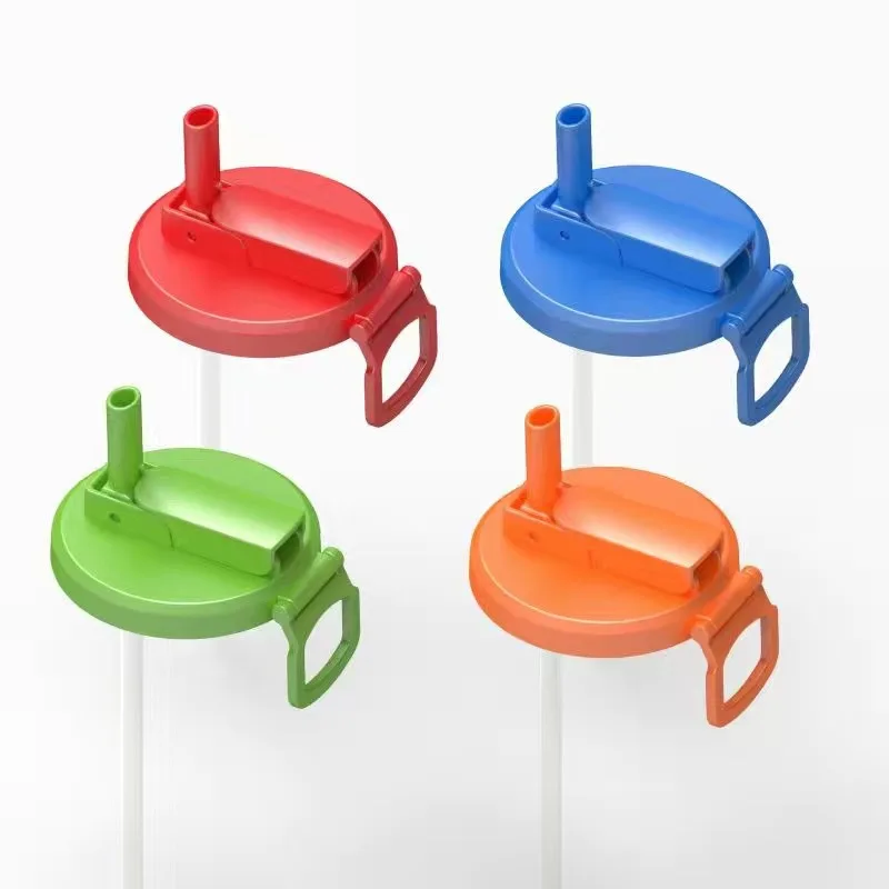 Travel Soda Lid Soda Lid Cover Reusable Silicone Lids with Straws Bpa-free Covers for Standard Beverage Cans for Picnics silicone stretch lids drink cup lids