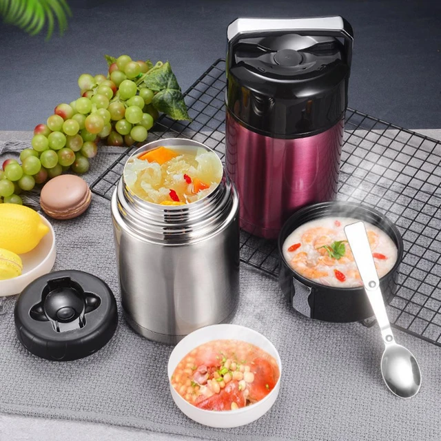 Stainless Steel Vacuum Lunch Box  Thermos Food Containers - Food Thermos  Lunch Box - Aliexpress