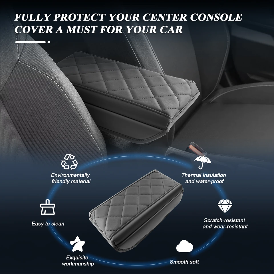 Copri Bracciolo Per Dacia Duster 3 2024-2025 - In Pelle PU, Protezione Per Console Centrale