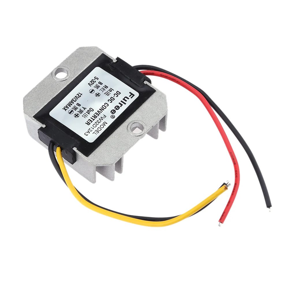 DC-DC 5-32V to 12V 3A Automatic Voltage Stabilizer Power Converter Regulator Automatic Boost Depressurization Security Protectio