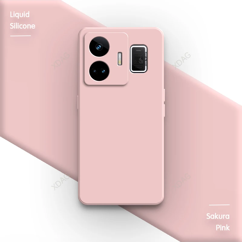 Premium Liquid Silicone Phone Case with Lens Protection - Durable Back Cover