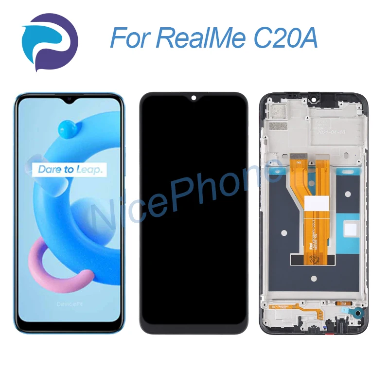 

ЖК-экран с сенсорным дигитайзером для RealMe C20A, дисплей 1600*720 для RealMe C20A, ЖК-экран