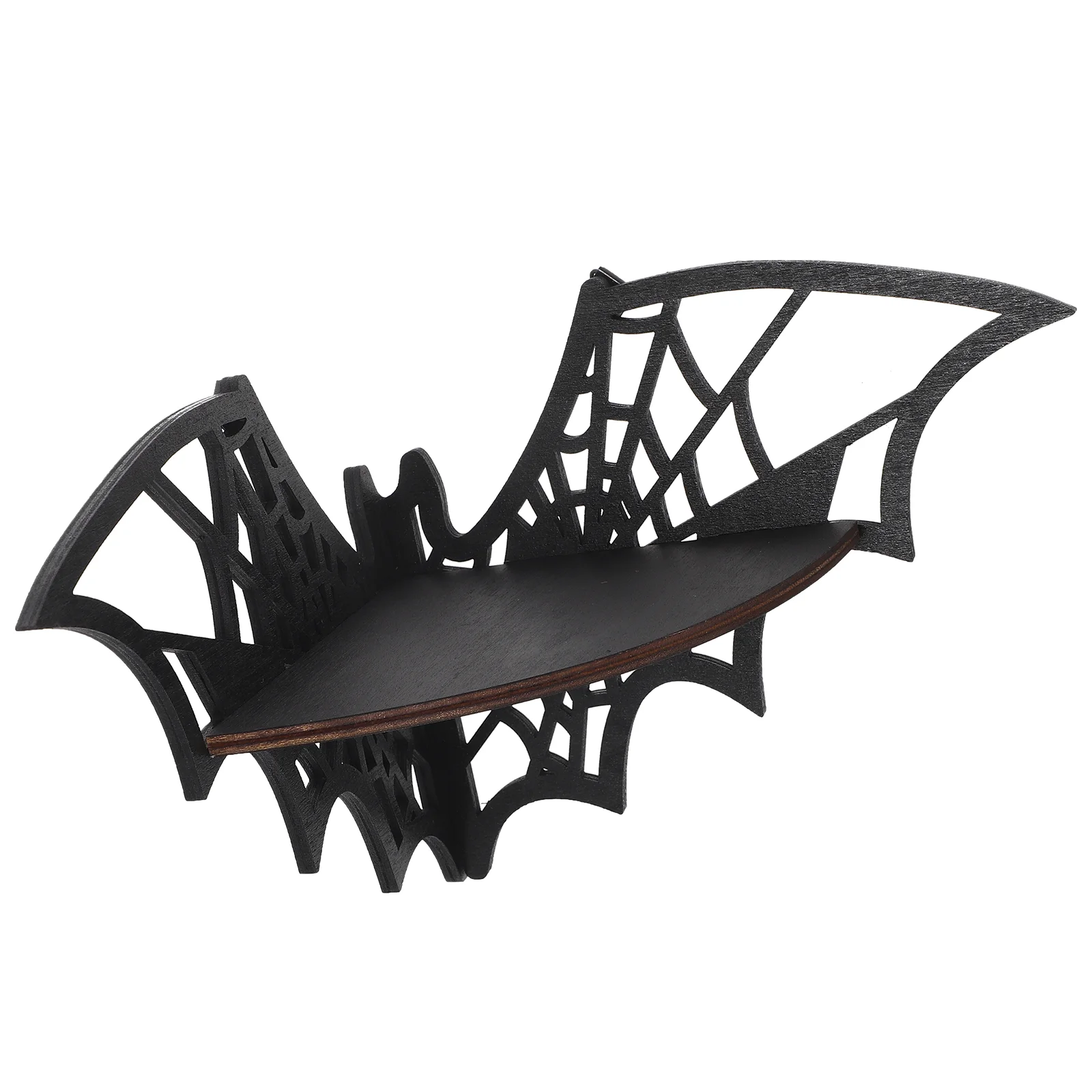 

Spider Web Storage -mounted Floating Shelf Wood Shelves Display Decor Holder