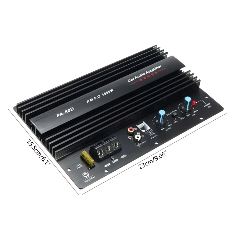 090E 12V Universal 1000W Mono amplificador potencia para Radio coche potentes subwoofers Amp