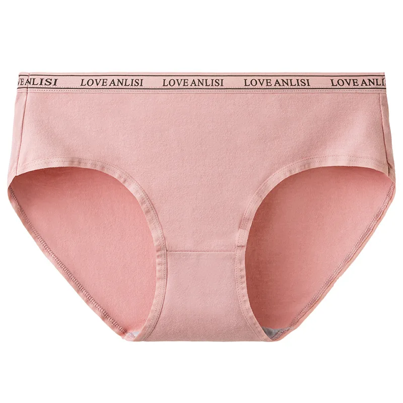 

Women's Underwear Cotton Seamless Stripes Panties Soild Color Skin- friendly Lingerie Woman Panty Low Waist M-XL Plus Size 3Pcs