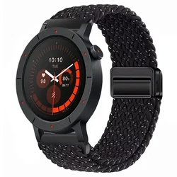Premium Nylon Loop Watch Strap with Magnetic Closure - Universal Fit - Suunto Vertical 2 - 1 (Starlight white)