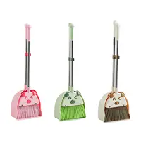 Children Cleaning Broom Dustpan Set, Children Sweeping House Cleaning Toy Set, 1