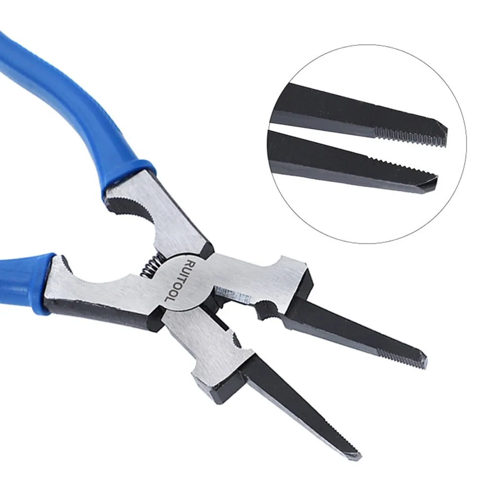 8inch Multi-Function Welding Pliers Mig Welding Welders Multipurpose Pliers Blue / Black Is Convenient And Practical