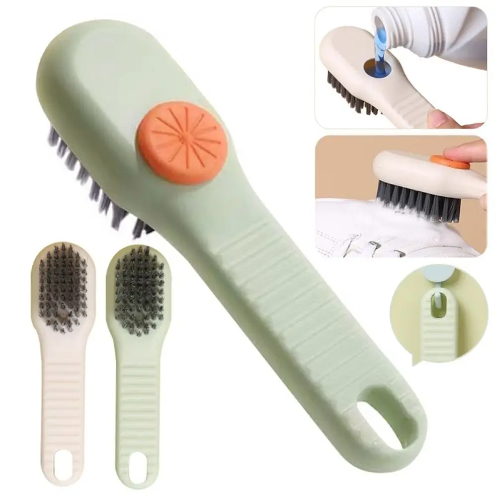 

Multifunction Automatic Soap Liquid Adding Shoe Brush Plastic Soft-bristled Cleaning Brush Soap Dispenser Home Cleaning Tools