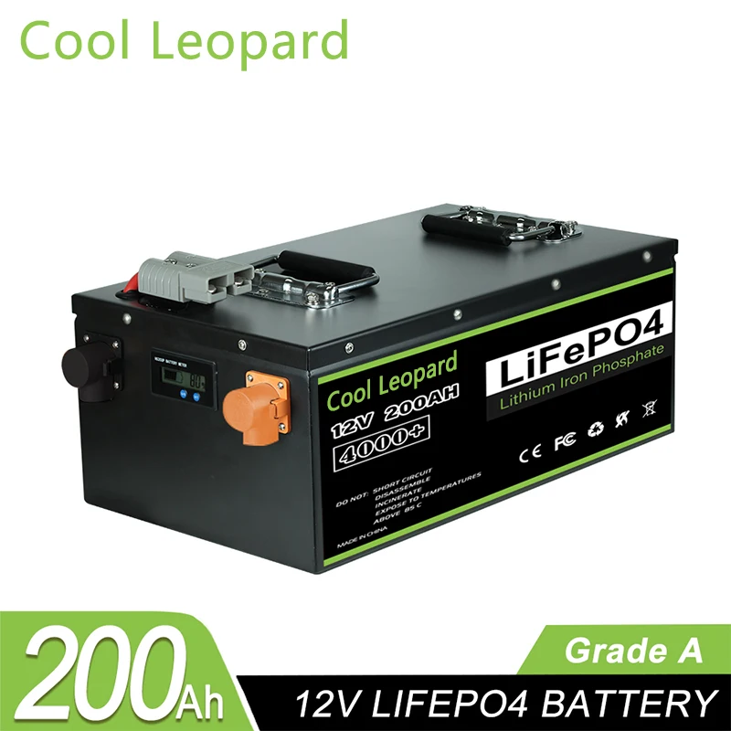 

New 12V 24V 48V LiFePO4 Battery Pack Built-in BMS,for RV Home Energy Storage Golf Cart Replacement Rechargeable Battery