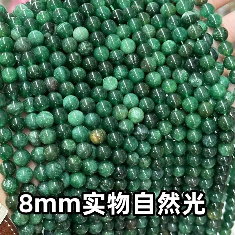 

Бусины россыпью, зеленые лепидолит, круглые 4/6/8/10 мм для изготовления ювелирных изделий своими руками, 38 см, FPPJ, оптовая продажа бусин, натуральный драгоценный камень