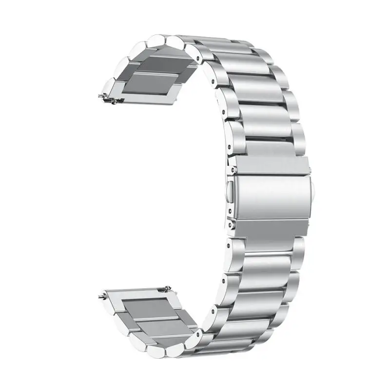 Premium 22mm Stainless Steel Watchband Strap - Silver Elegance Collection