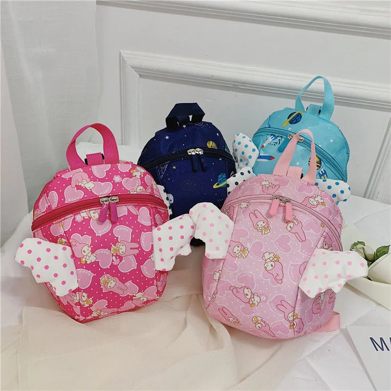 Children SchoolBag Cartoon Shoulder Bag Messenger Bags Handbag Baby Round Zipper Backpack Travel Bag Kids Cute School Bag