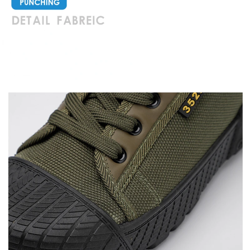 Canvas Sneakers Men Wear-resistant Sport Shoes Men Lace-Up Walking Shoes Climbing Work Tactical Sneakers Mens Casual Shoes 6