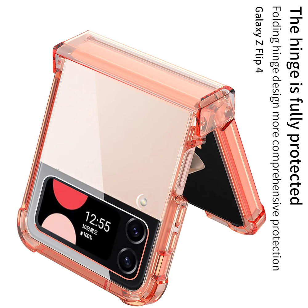 Magsafe Magnetic Wireless Charging Case Folding Hinge Shockproof Hard Cover For Samsung Galaxy Z Flip 5 4 3 phone case