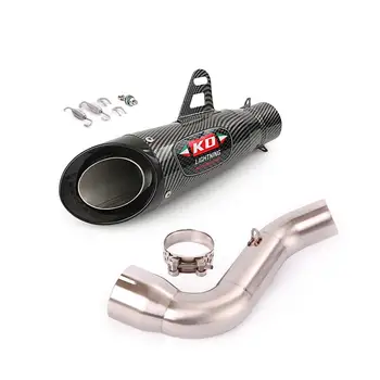 51MM Tail Escape For Honda CBR1000 European Version 08-16 Motorcycle Exhaust Pipe Muffler Mid Pipe Connect Tube Stainles Steel