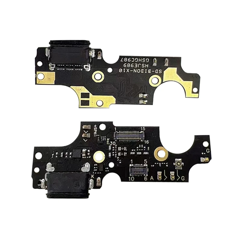 Sf1c1f4e02b0e488286c93c78b9f6559dO 1Pcs USB Charger Charging Dock Port Connector Contact Flex Cable Board Plug Microphone Jack For UMI UMIDIGI Bison X10 Pro X10Pro