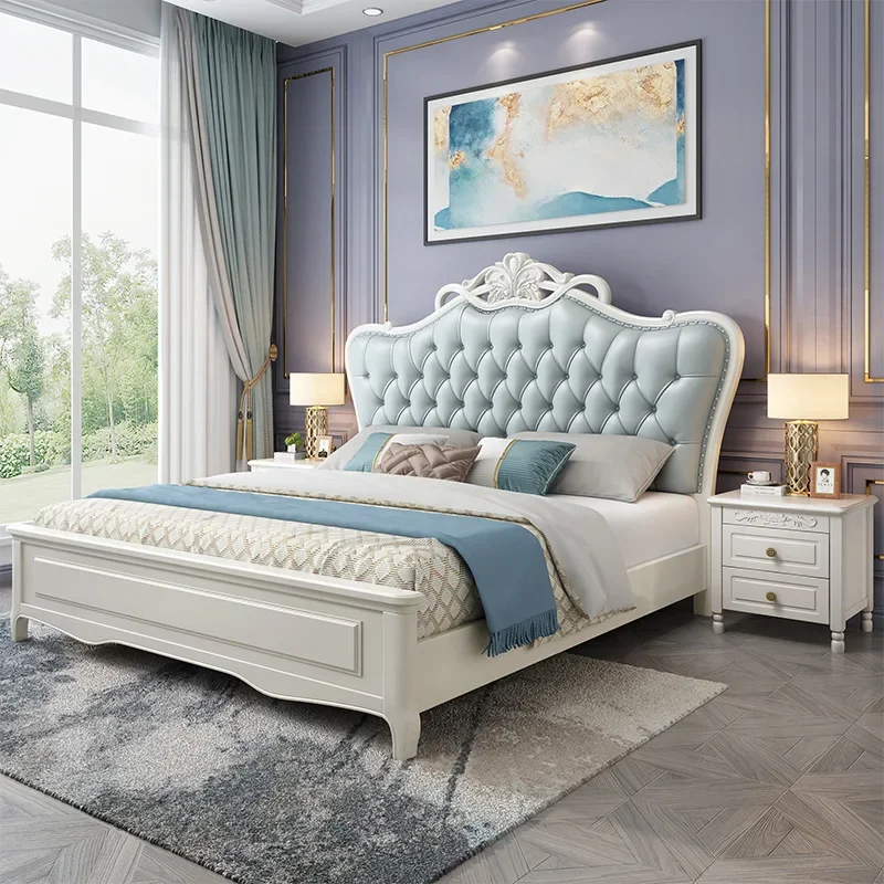 

Library Dresser Double Bed Beauty Hotel Travel Patio Minimalist Theater Children Beds French Poltrona Letto Bedroom Furniture
