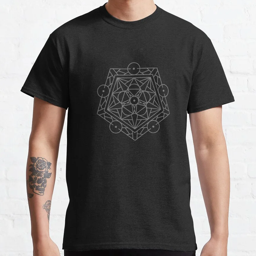 Aum Mandala Sacred Geometry Spiritual Zen Symbol 100% Cotton Men's T-Shirt - Plus Size Available