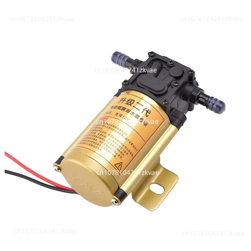 

12V 24V Electric Gasoline Diesel Water Oil Pump 2m Tube 4m Power Cord High-power Universal Self-priming Pump