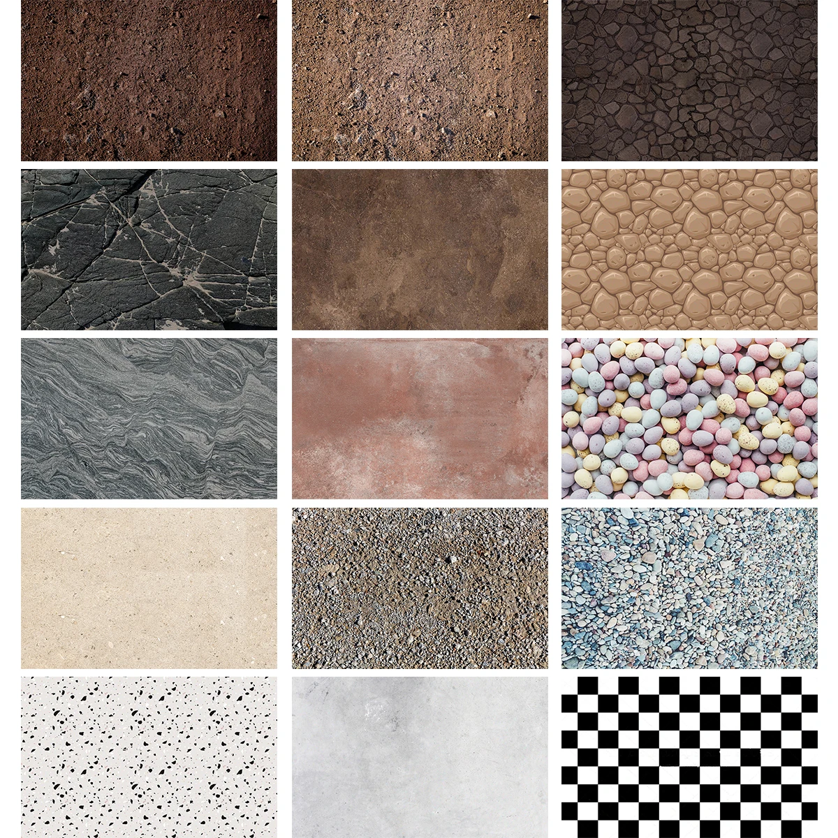 Dark Dirt Floor Photography Backdrop Gray Rock Cake Smash Christmas Baby Birthday Background Decor Photostudio Props photo backdrop