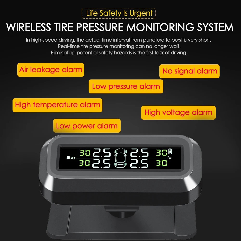 C68 USB + ¾籤 LCD ڵ TPMS Ÿ̾ з   ý,  4  