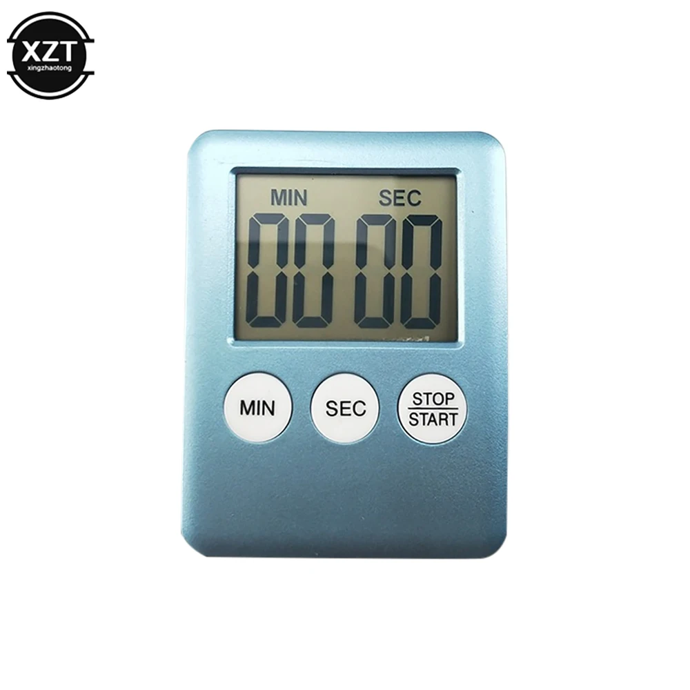 1Pc Timer Super Thin Cooking Baking LCD Digital Screen Square Cooking Count Up Countdown Kitchen Timer Alarm Clock Kitchen Tool 5