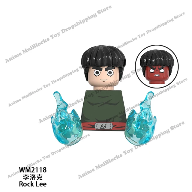 WM6109 Naruto blocks anime Sasuke Kakashi Madara Zetsu Might Guy Rock Lee mini action toy figures Assemble bricks toys kid gifts WM2118