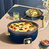 Electric hotpot pot household multifunctional mandarin duck split type large capacity electric stir fry pot electric frying pan 3