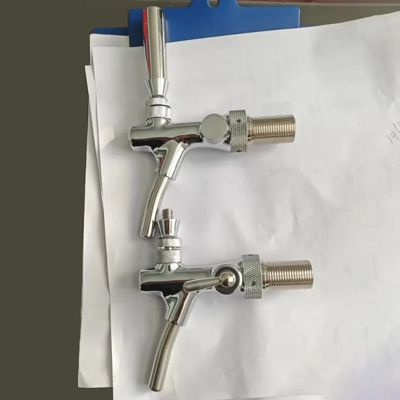 Verstellbares Bierhahn-Zubehör aus Metall für Flüssigkeitsdurchflussverteiler