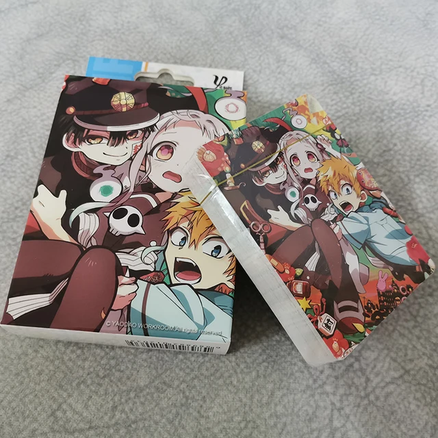54 Pcs/Set Anime Toilet-Bound Hanako-kun Hanako Nene Yashiro Poker Cards Paper Board Game Collection Toy Gift 3