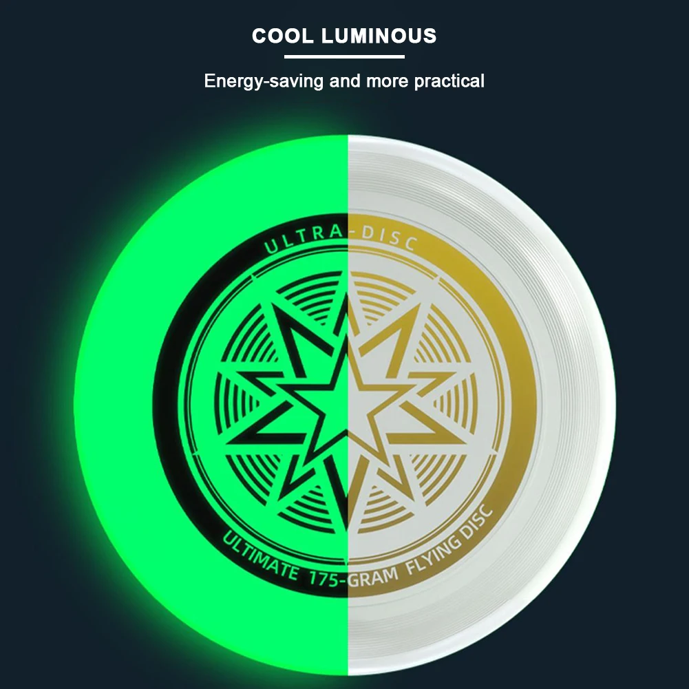 Flying Disc Glowing Flying Discs Professional Ultimate Flying Saucer Outdoor Children Adult Sports Toy