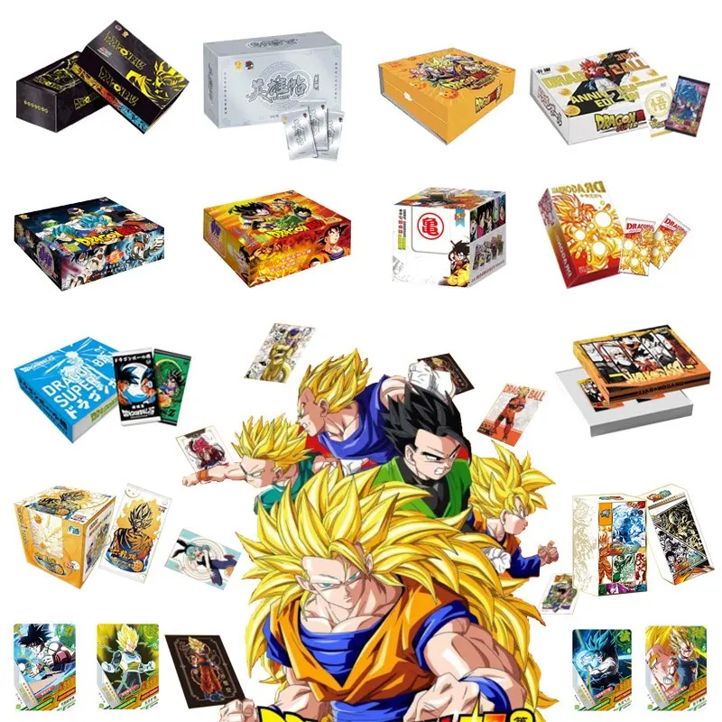 Commerci All'Ingrosso Dragon Ball Collection Cards Gogeta Booster Box Super Heroes Toys For Children Table Party Games