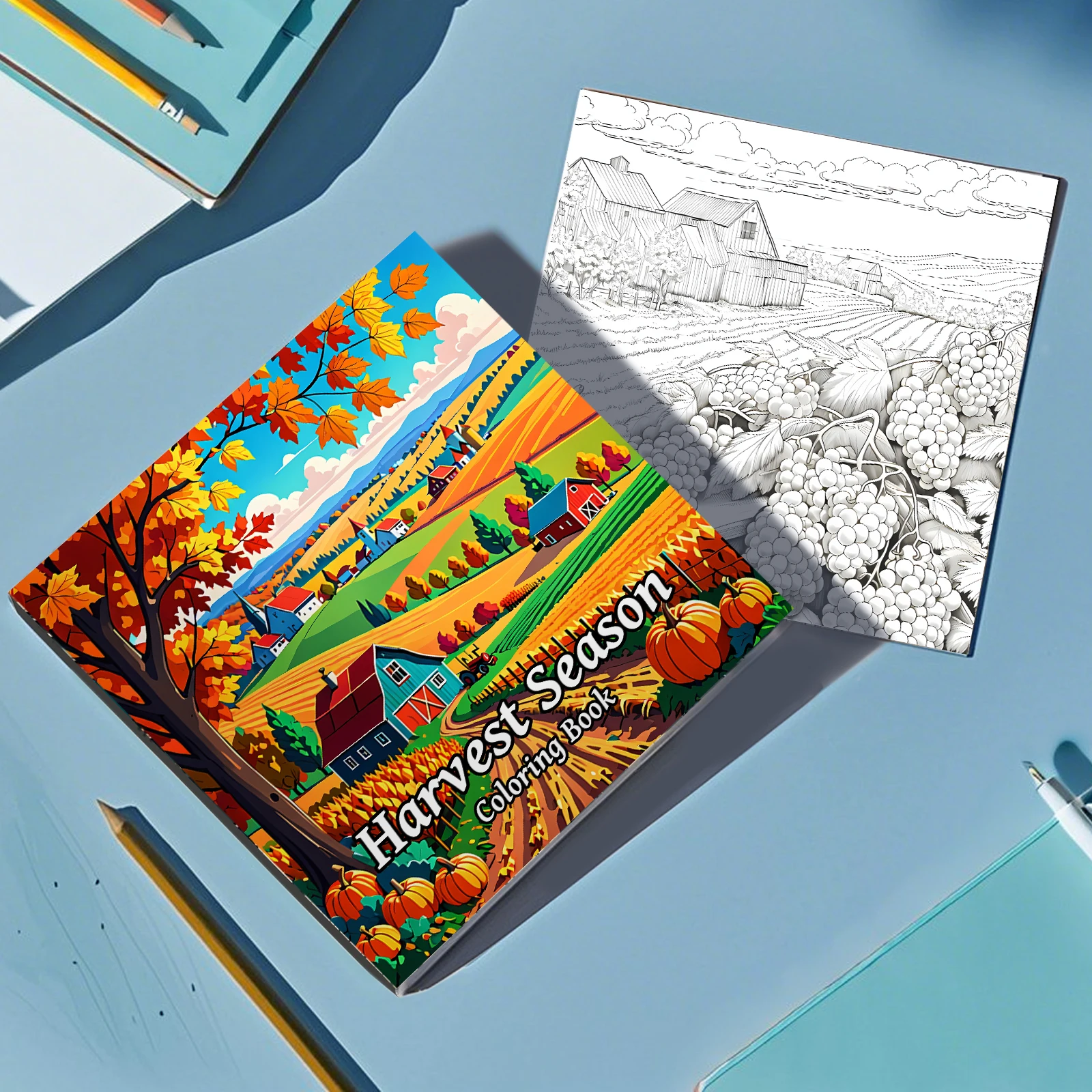 Harvest Season Coloring Book Graffiti Drawing Painting Art Book for Adults And Teens Kill Time Graffiti Painting Drawing ﻿ 4