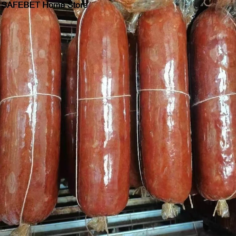13Mx Diameter 22mm Cellulose Sausage Casing Hala Sausage Casing Meat Filling Tool Vegan Sausages Casing Ham Maker Kitchen Tools