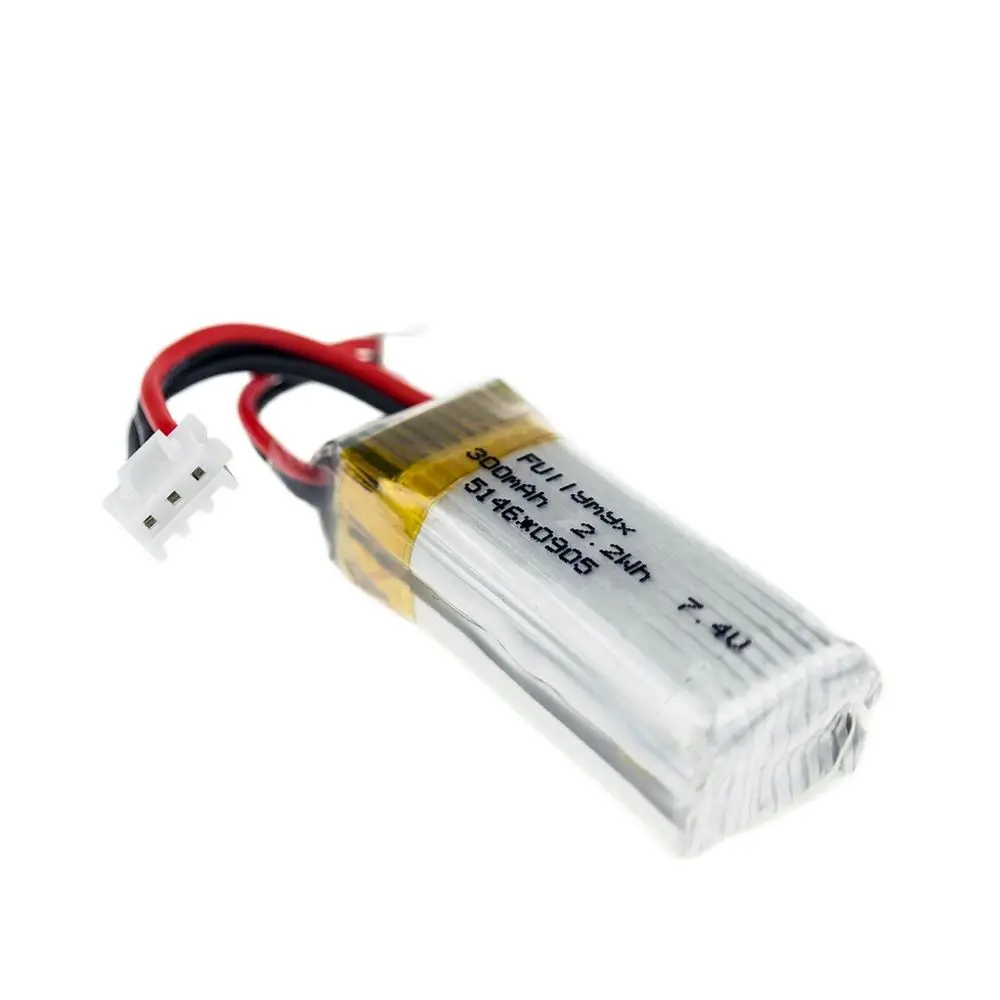 7.4V 2S 300mAh 30C LiPo Para RC