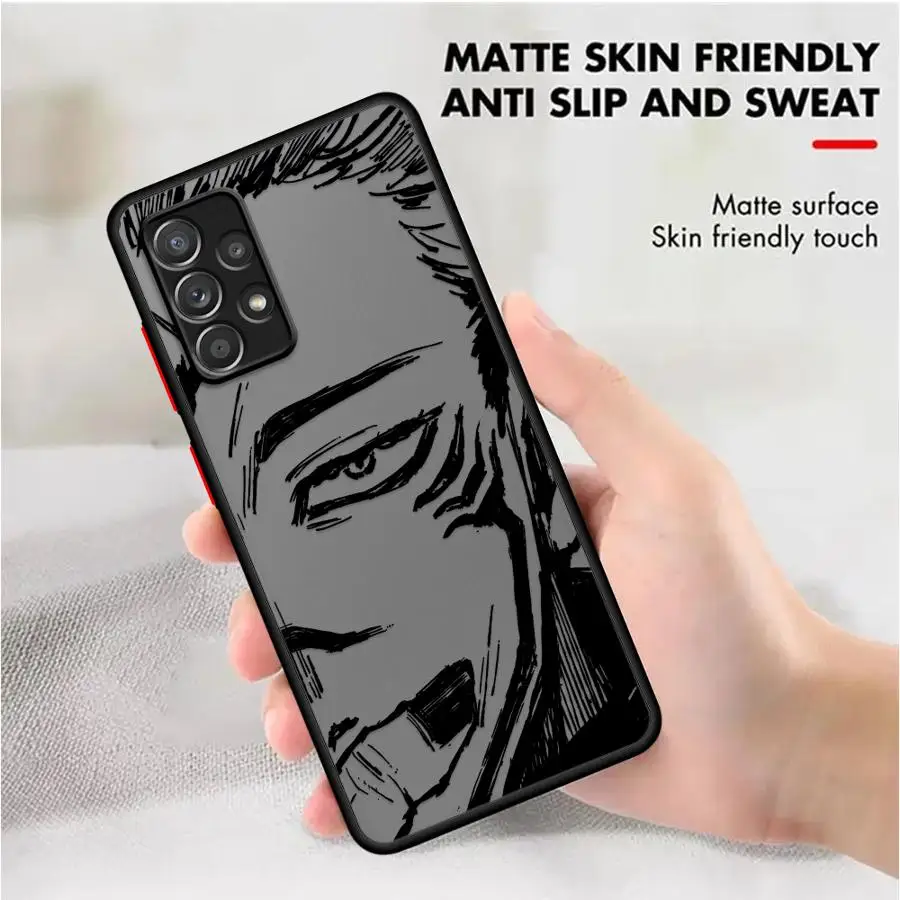 Anime Sukuna Jujutsu Kaisen Soft Edge Phone Case