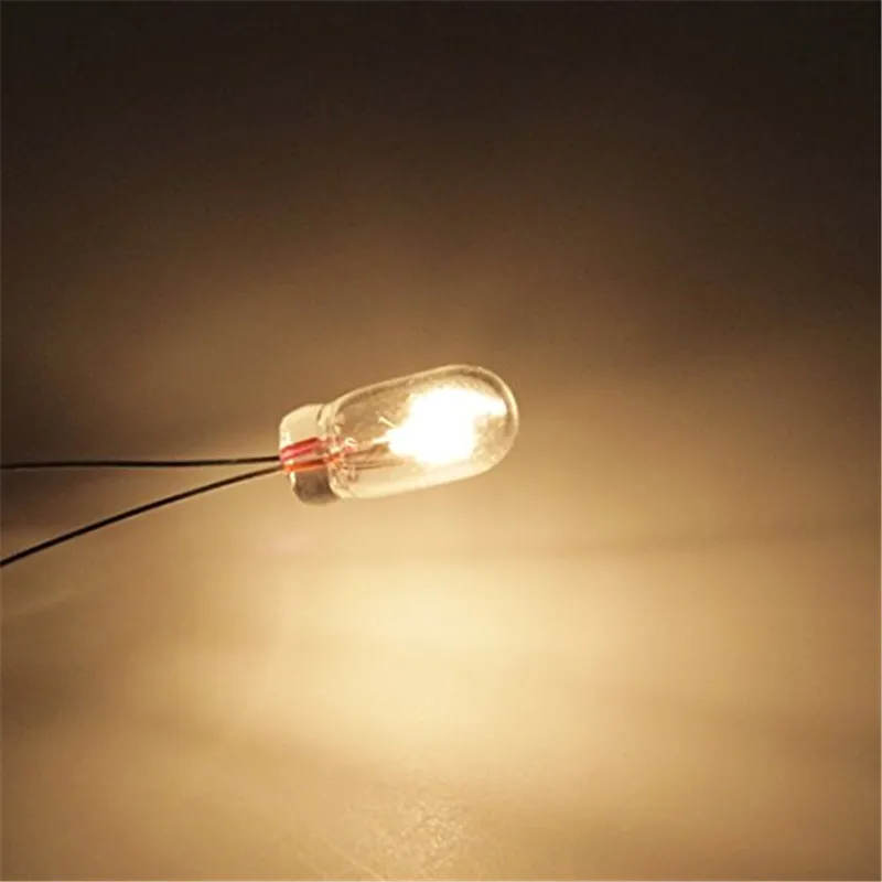 25개/세트 3mm 4mm 5mm 투명 12V 미니 밀/쌀 전구 GM GMC 쉐보레 혼다 토요타 차량용 에어컨 라디오 스위치 버튼 전구