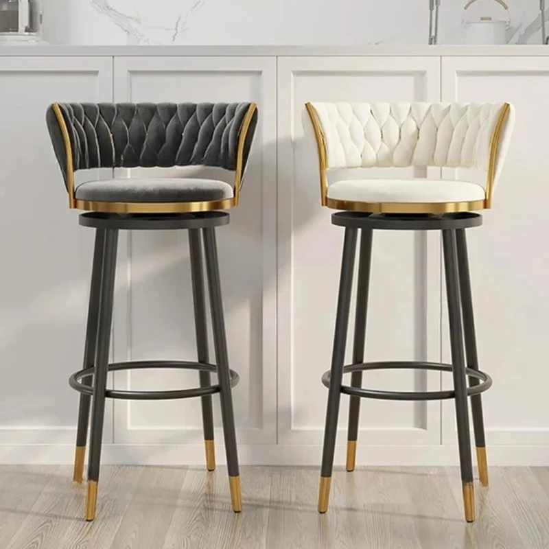 

Tall Dining Bar Stools Accent Kitchen Luxury Make Up Restaurant Bar Stool Nordic High Bedroom Taburetes Altos Cocina Furniture
