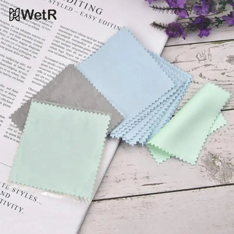 20-100pcs/Lot 10x8cm 925 Silver Cleaning Cloth Polishing Soft Wipe Wiping  Tools Silverware Tarnish Remover Keep Jewelry Shining - AliExpress