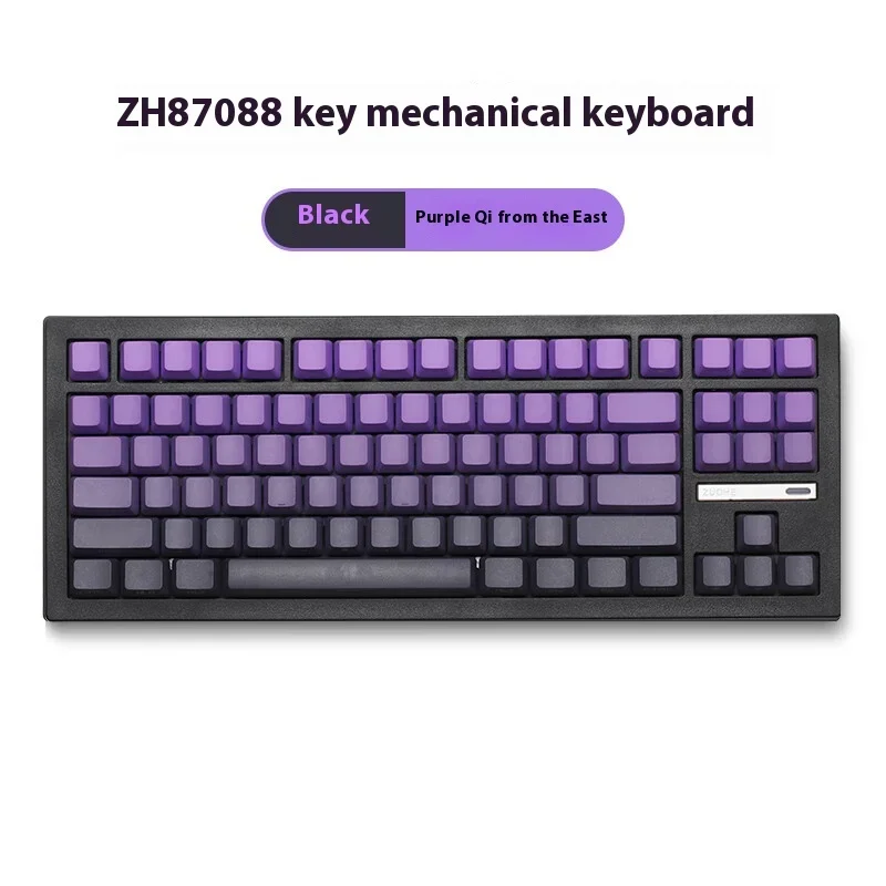 Zuohe ZH870 Mechanical Keyboard Bluetooth Keyboard PBT Keycap RGB