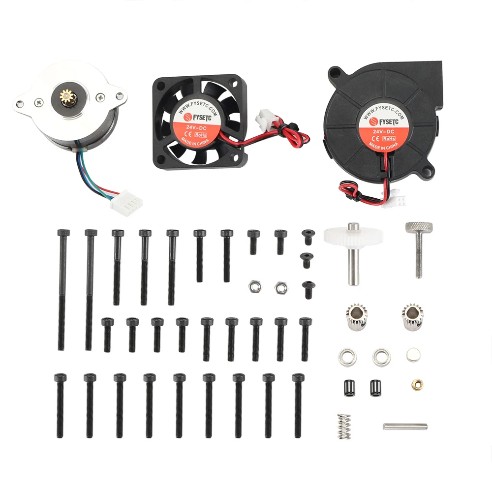 Voron Stealthburner Kit SB Hotend Extruder ABS+ Stealth Burner Kit with Motor and Fan For Voron 2.4 Trident 3D printer parts