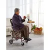 The elderly push wide Walking Stick   shopping scooter, with a chair, a trolley walker dual-purpose vehicle  50cm 4