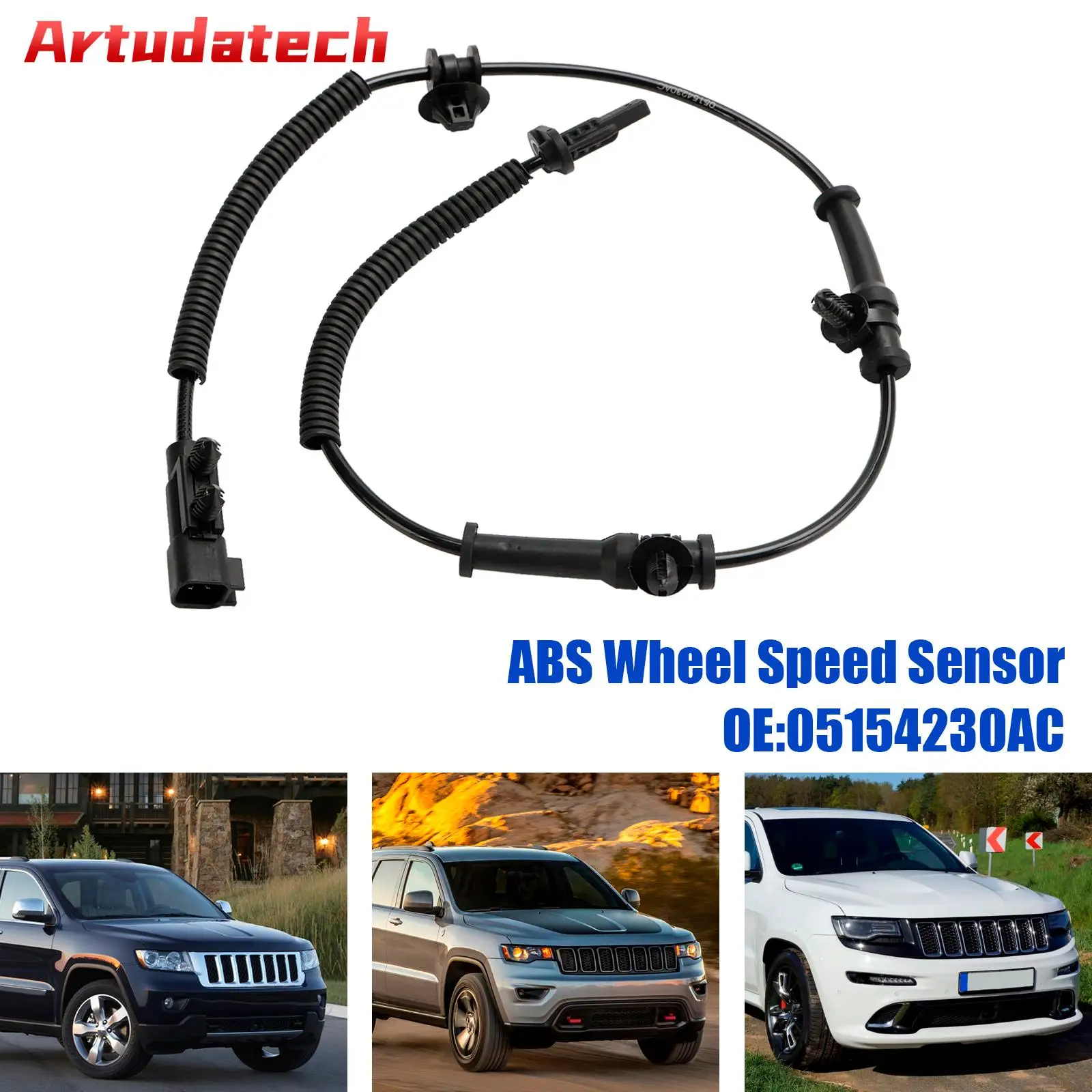 

Датчик скорости колеса Artudatech ABS, задний правый и левый для Grand Cherokee 2011-2018 05154230AC, автомобильные аксессуары